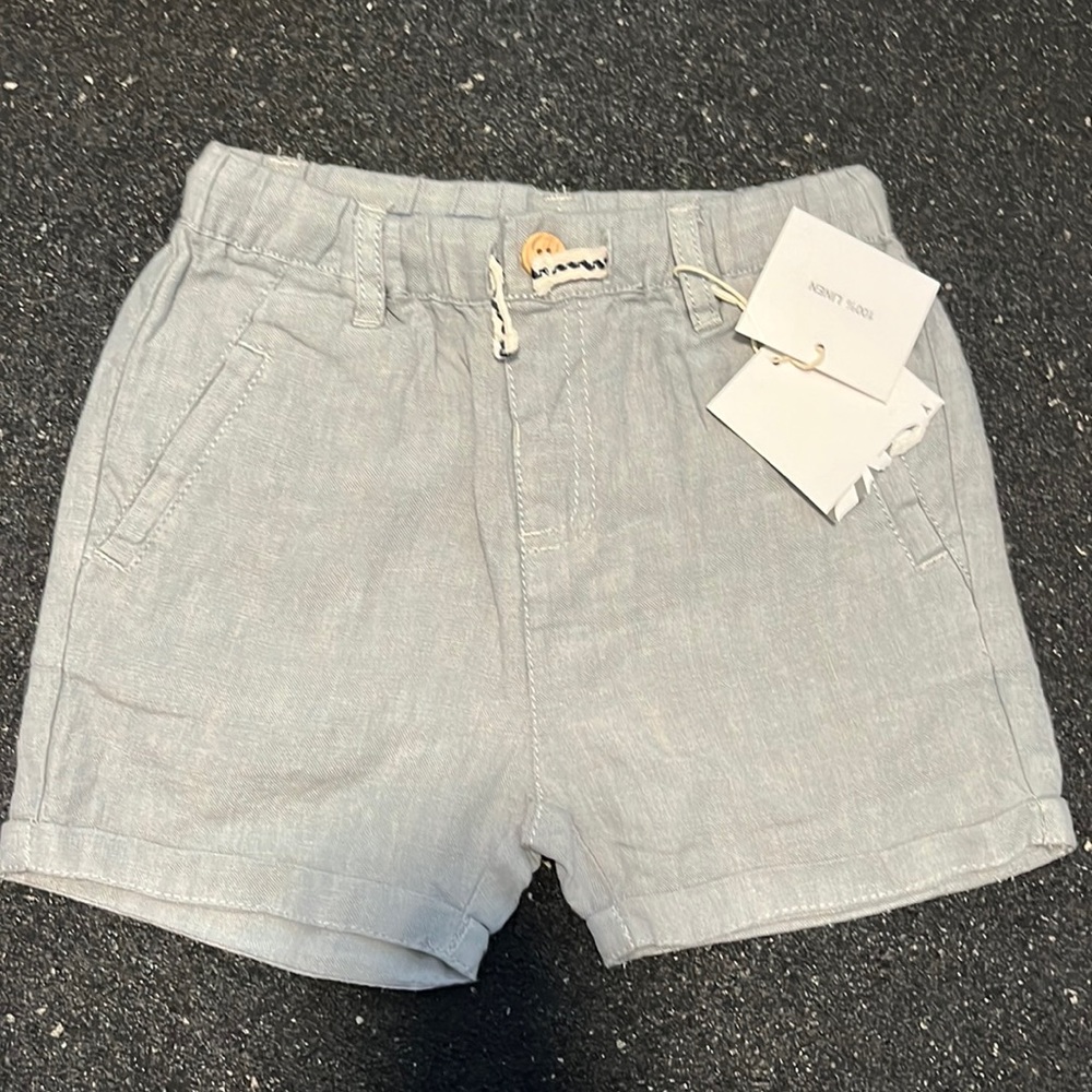 BNWT Zara Baby Linen Shorts 18-24m